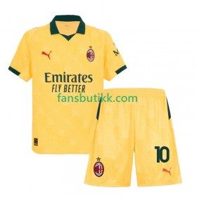Fotballdrakt AC Milan Rafael Leao 10 Barn Tredjetrøye 2025-2026 Kortermet